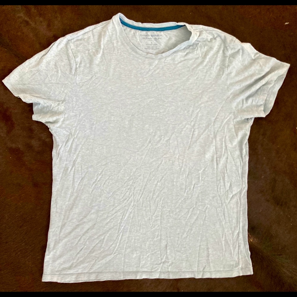 Banana Republic Fitted Crew Tee Sz Large
